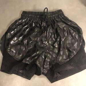 Material Girl running shorts w/ netting